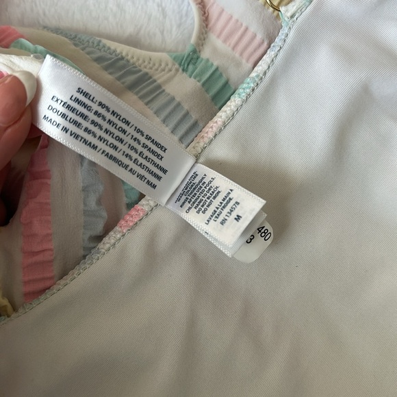 Vineyard Vines Multicolor Striped One Piece Swimsuit - Picture 9 of 9